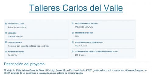 Subvención Carlos del Valle